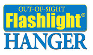 Out of Sight Flashlight Hanger